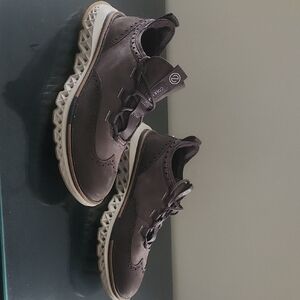 COLE HAAN MENS ZEROGRAND WINGTIP OXFORD GREY US 9